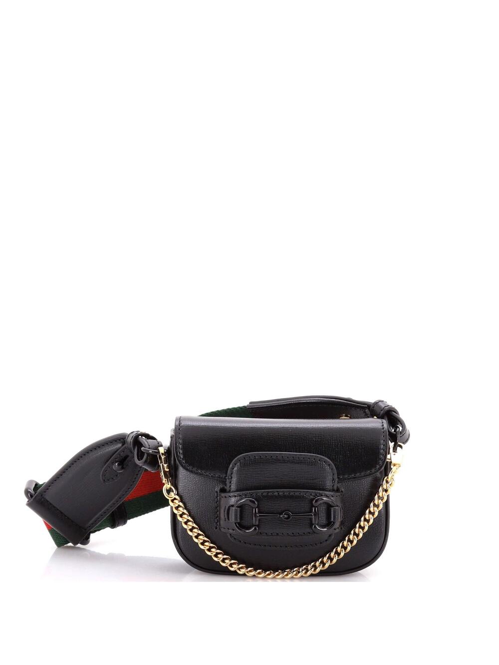 Gucci Horsebit Flap Wallet With Strap #204031G13B